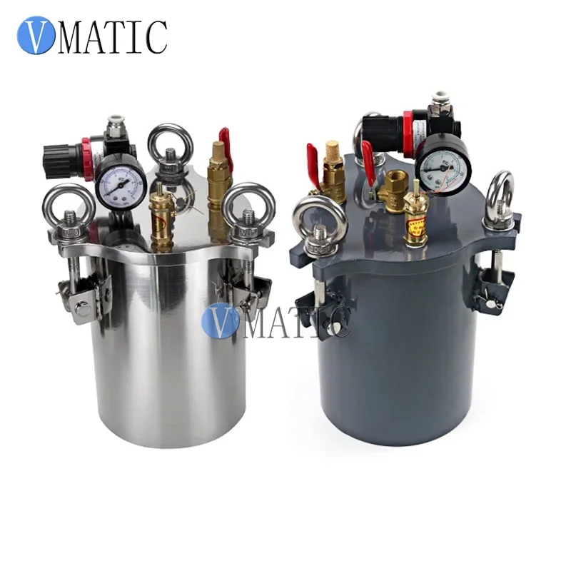 Free Shipping Fluid Glue Adhesive Dispensing Pneumatic Valve Big Flow With Stainless Carbon Steel Pressure Tank Equipment Set