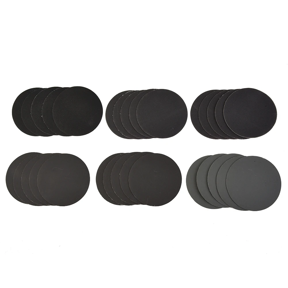 Hot New 3 inch Hook&Loop Sanding Disc Wet/Dry Sanding Discs Sandpaper Wet/Dry 320-1500 Grit 3inch 75mm Hook&Loop