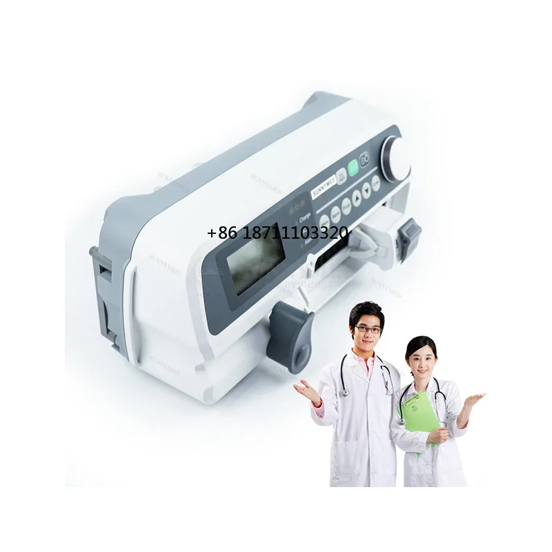 SY-G079-2 Pet Digital Automatic Electric 5/10/20/30/50/60 ml Syringes  Pump Iv Vet Veterinary Syrin-ge Infusion Pump Medical