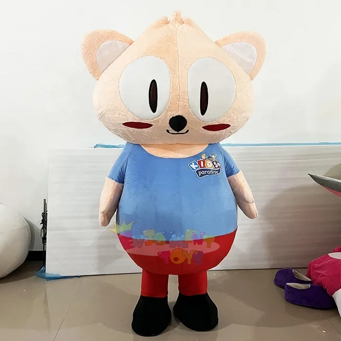 Guangzhou Enjoyment CE Cheap and Fun Raccoon Cat Mascot Adult Cartoon Party Event Costume Handmade Custom Logo