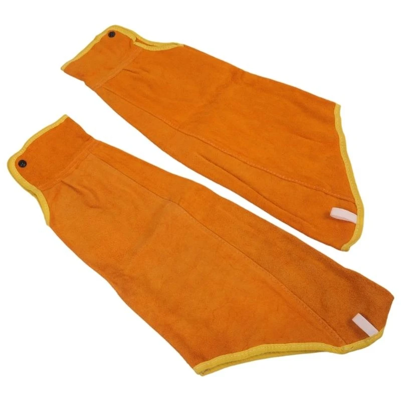 Tay thợ hàn để bảo vệ Tay áo bằng da chống cháy cho bếp củi Campfir