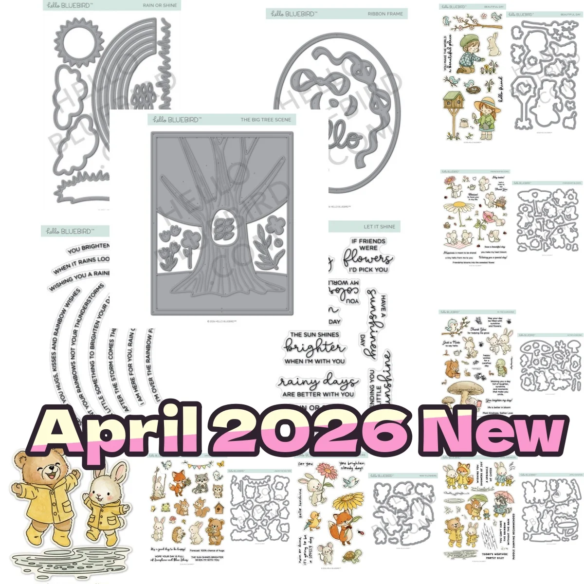 Friendship Rainbow Metal Cutting Dies Clear Stamps  for DIY Making Card Scrapbook Embossed Template Supplies April 2026 New