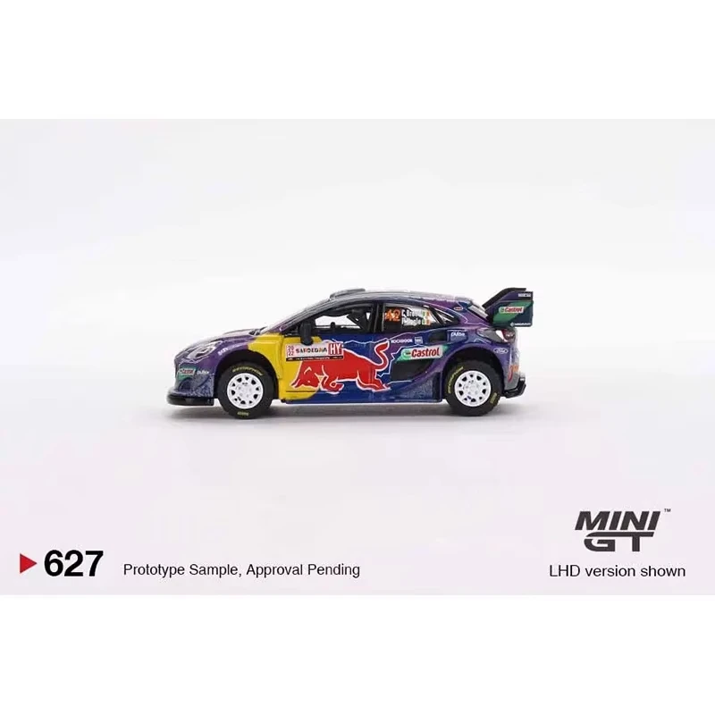 MINIGT 627 1:64 Fiesta Rally WRT 2022 M Sport Diecast Car Model Toys