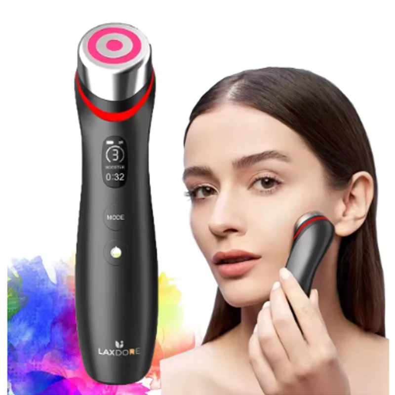 

Многофункциональный LED-массажер для лица и глаз 5 в 1: красный свет для омоложения и синий свет для ухода за кожей