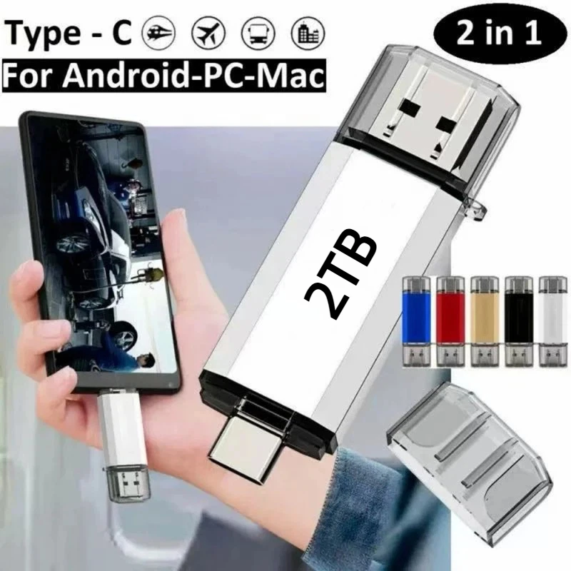 Metal Flash Drives USB 3.0 High Speed 512GB Pendrive Flash Disk Memoria Stick Waterproof USB Stick For Car Phone Computer