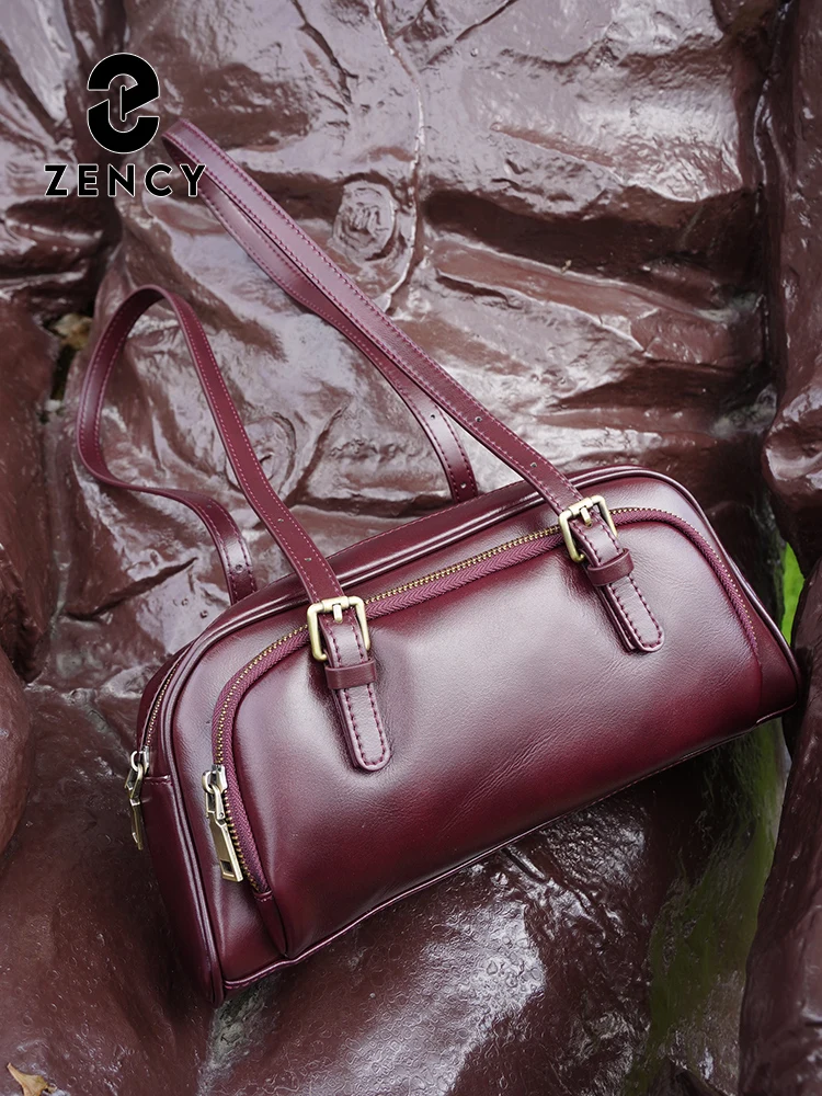Zency Fashion Soft Leather Women Underarm Shoulder Bag Handbag Large Capacity For Wife Lovers
