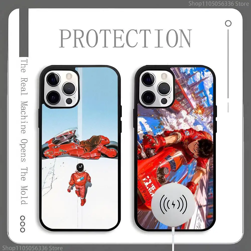 

Phone Case For Magnetic Wireless Charge Cover For iphone 16 15 14 13 12 11 Pro Max Tokyo A-Akira punk comicsPlus Coque