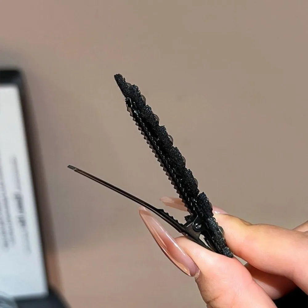 Fashion Mini Crystal Hair Pins Exquisite Rhinestone Ear of Wheat Duckbill Hair Clips Girl Side Barrettes view 4