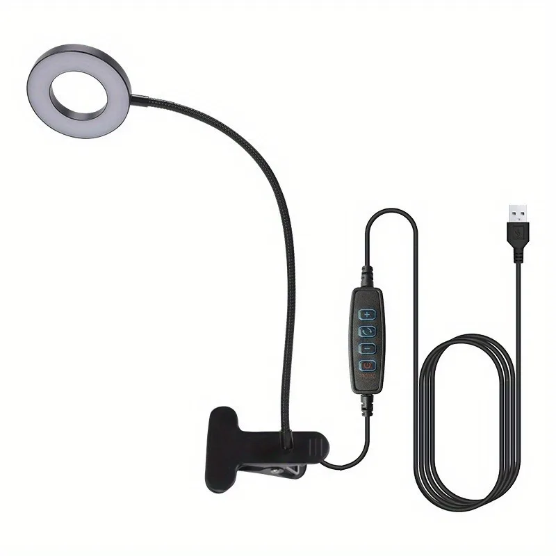 แว่นขยายกําลังสูงอเนกประสงค์, ไฟ LED, พร้อมคลิป, อุปกรณ์ป้องกันดวงตา, การอ่านหนังสือ, เพ้นท์เล็บ, งานปัก, เซลฟี่, ไฟ