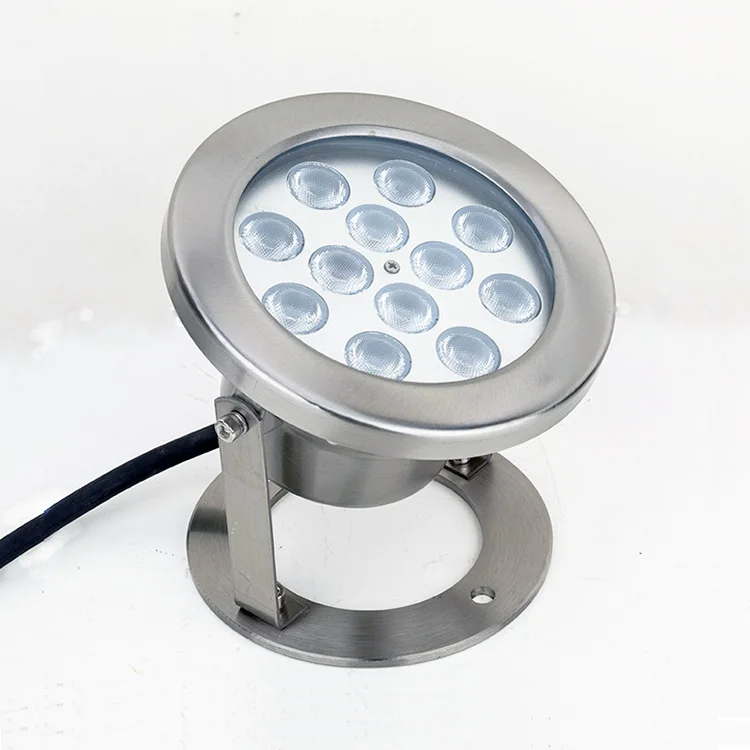 Music Sound Control Stainless Steel IP68 Waterproof RGB LED Swimming Pool Underwater Light For Pool