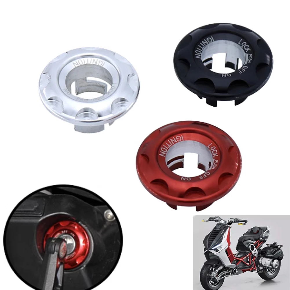Motorcycle Fit For Italjet Dragster 200 / 250i / 125 / 400 Electric Door Lock Ring Decorative Cover