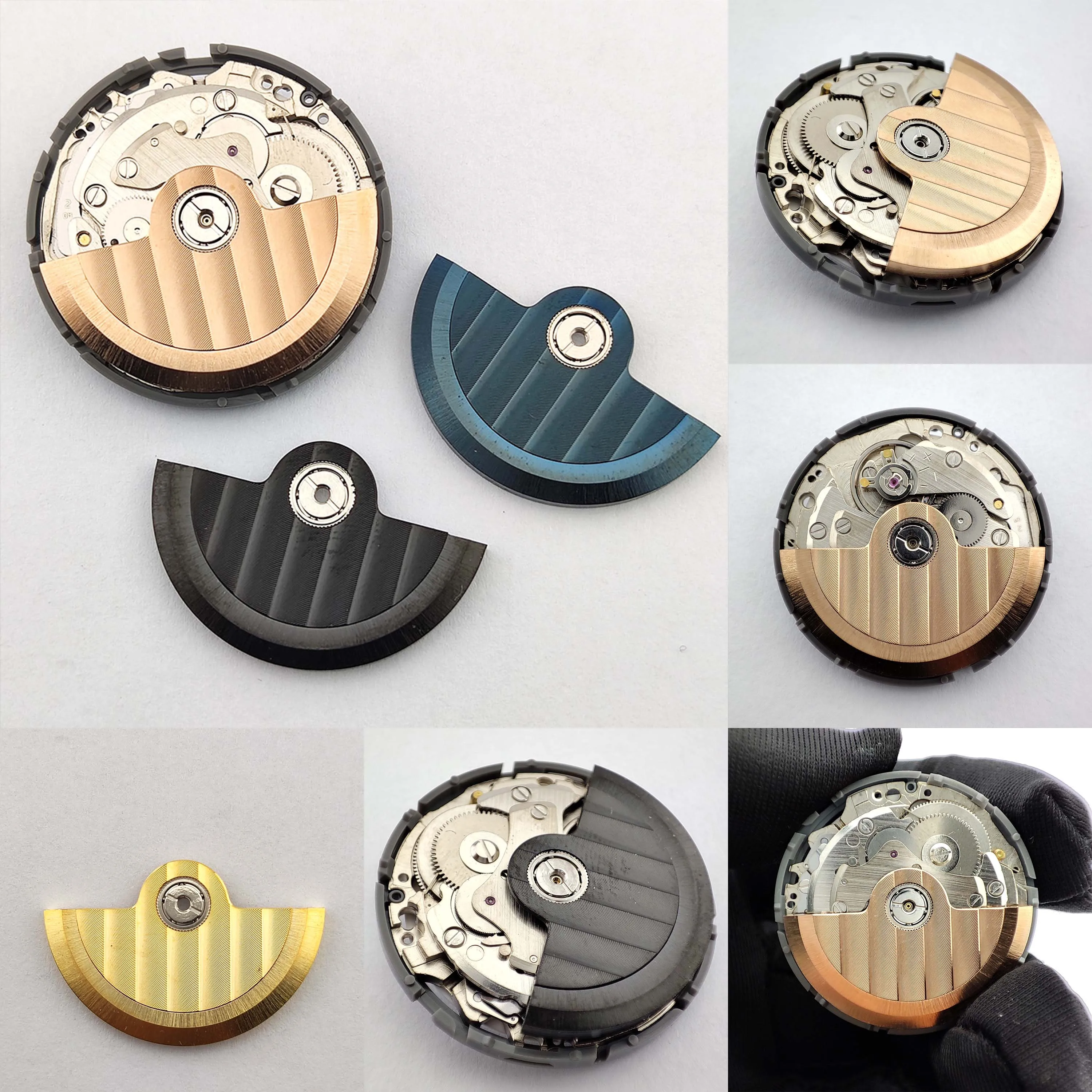 

Механизм для часов, автоматический, с молоточковым ротором, металлическая накладка, подходит для NH34, NH38, NH39, 7S26, 7S36, 4R35, 4R36, 6R, компонент для часов