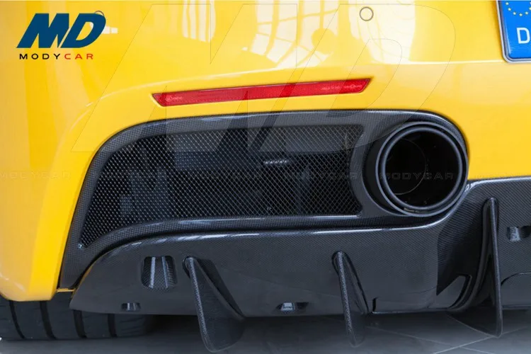 Capristo Style Carbon Fiber Exhaust Trim for 2015-2018 Ferrari 488 Gtb