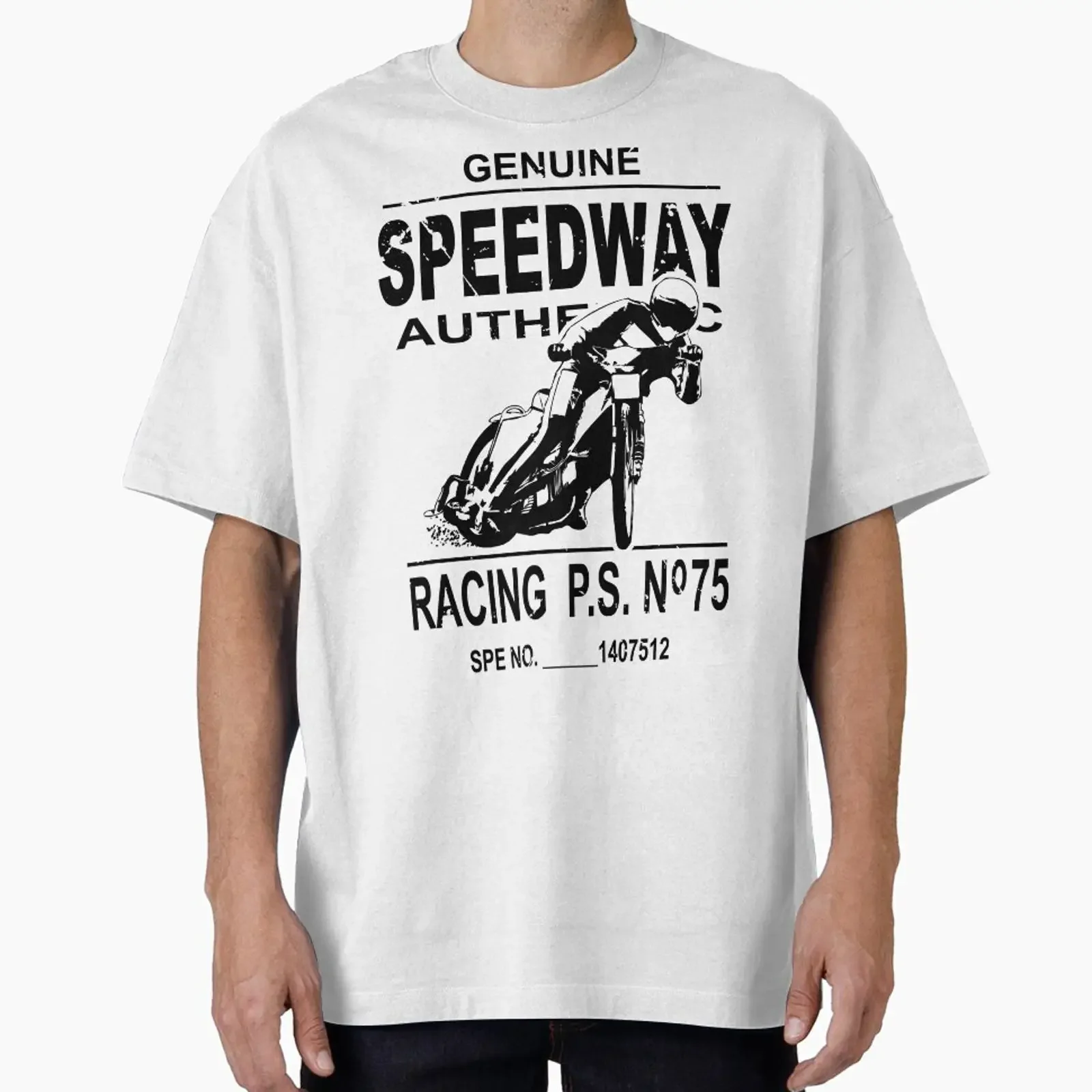 Speedway Racing designed and sold by Port Stevens vintage Washed streetwear Casual Soft designer clothes Slightly fashion