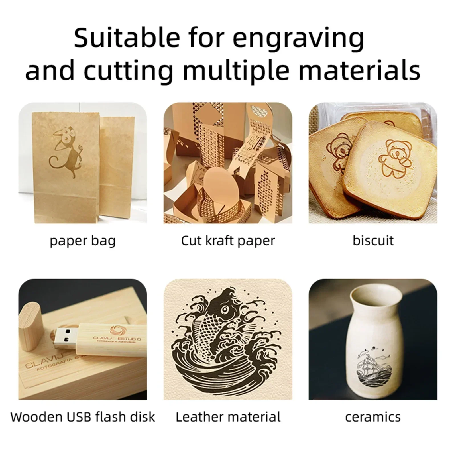 2025Hot Selling DAJA DJ7 5W Portable Mini Printer APP Control DIY Desktop Carving Cutting Engraving Machine