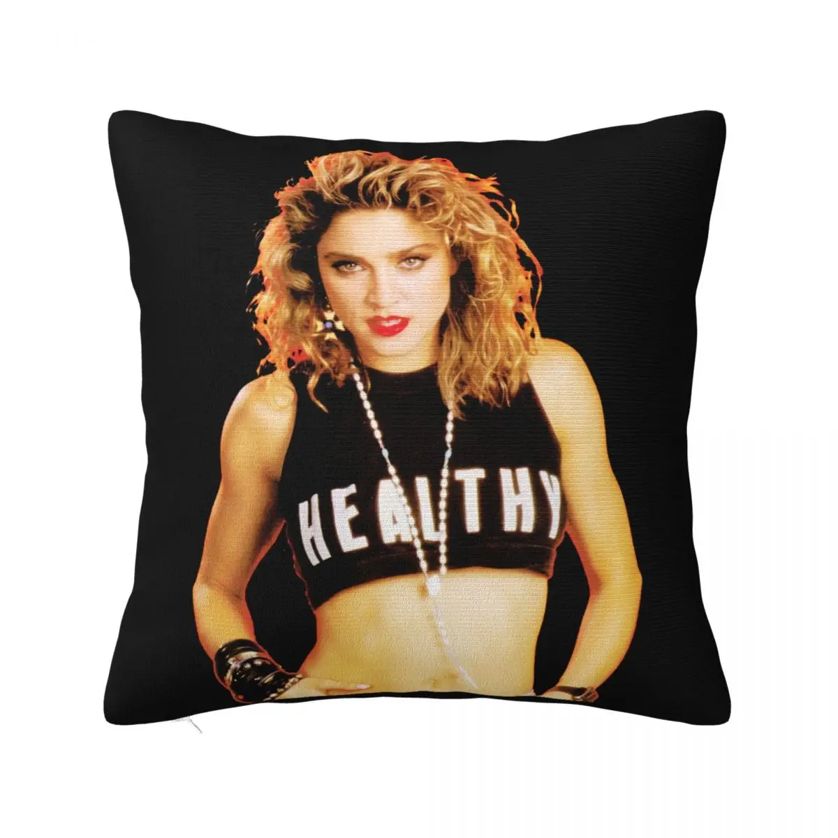 Madonna Young Healthy Women Men On Sale Wholesale Logo Fashion Hip Hop Slim Fit Game On Sale Hot Sell Cool Pillow Case