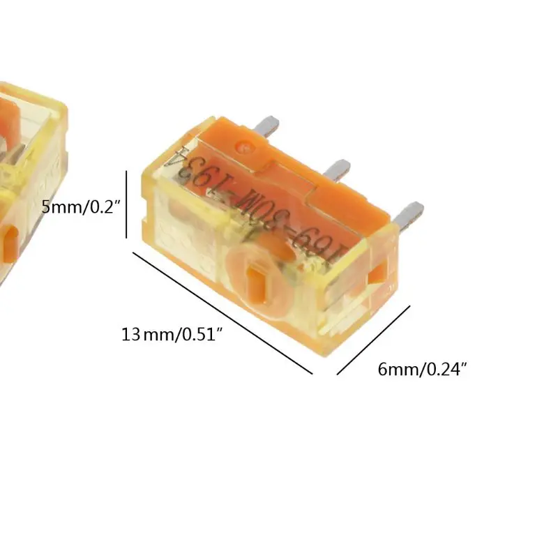 มาใหม่ 2 ชิ้น/แพ็ค TTC ป้องกันฝุ่น Gold แผ่น Micro Micro ปุ่ม Gold Contactor 30 ล้านคลิกสำหรับอายุการใช้งาน