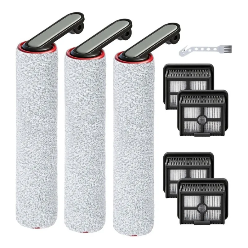 7Pcs Roller Brush Filter For Dreame H12 Pro H12 Dual G10 Pro Cordless Wet Dry Vacuum Cleaner Roller Brushes  Filters Replacement