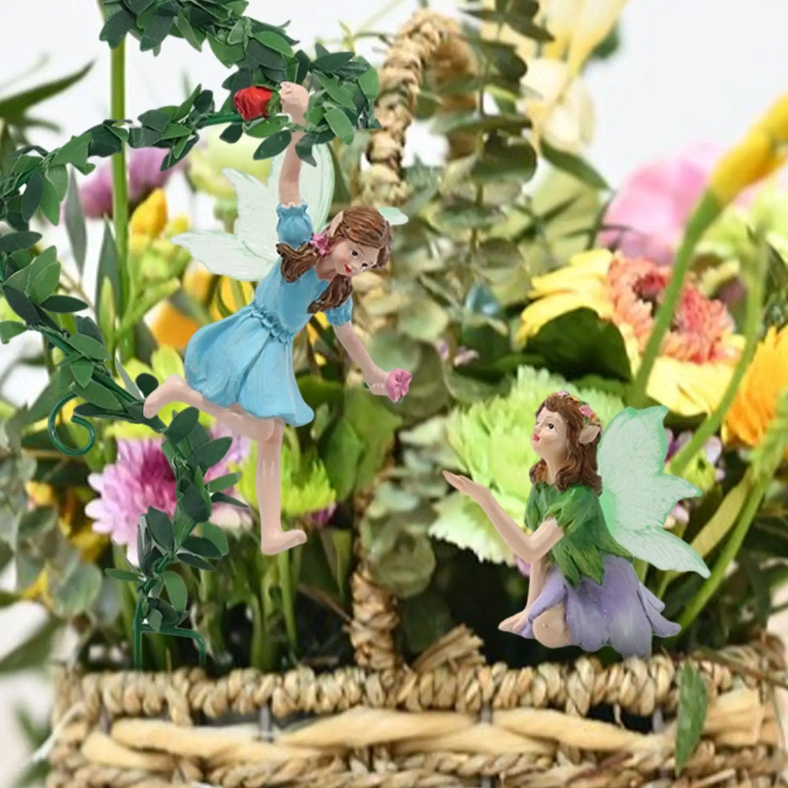 

Сказочный цветочный горшок, набор декора, ремесла, коллекционный подарок, креативный центральный сад