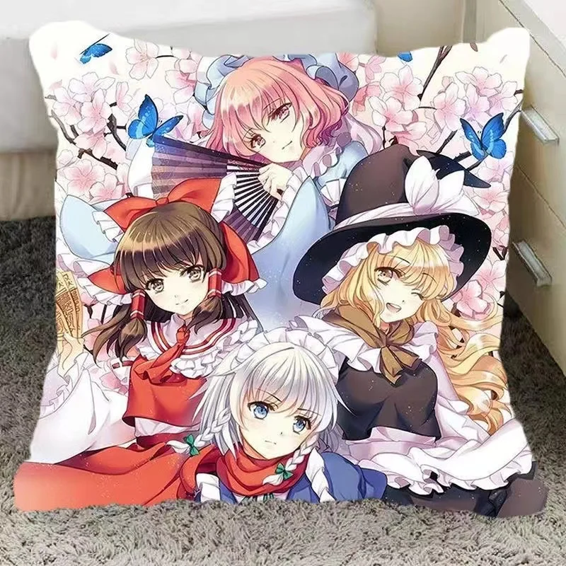 TouHou Project Smoke Custion Fumo Sealed Club Lolita Sofa 3D Printed Decorative Pillow Hakurei Reimu Komeiji Koishi Home Decor