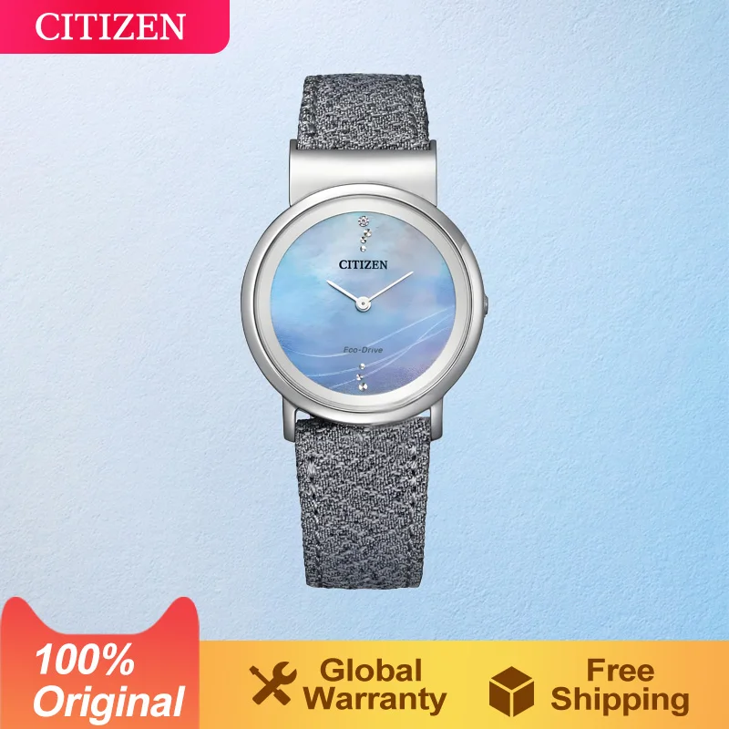 CITIZEN Japanese original Women's watch Eco-Drive Sapphire glass fashion lady watch EG7071-03L