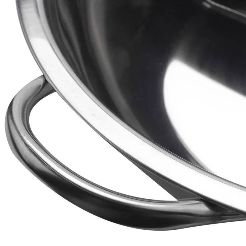 

AA81-3 Pcs 28Cm Hot Pot Twin Divided Stainless Steel 28Cm Cookware Hot Pot Ruled Compatible Soup Stock Pots Home Kitchen