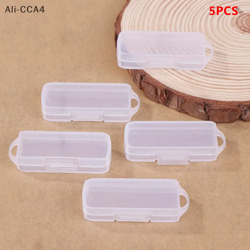 

5pcs PC USB Flash Drive Cases Contemporary Style Storage Boxes With Lids For OTG Rotating Drives Home Organization Storage Bins