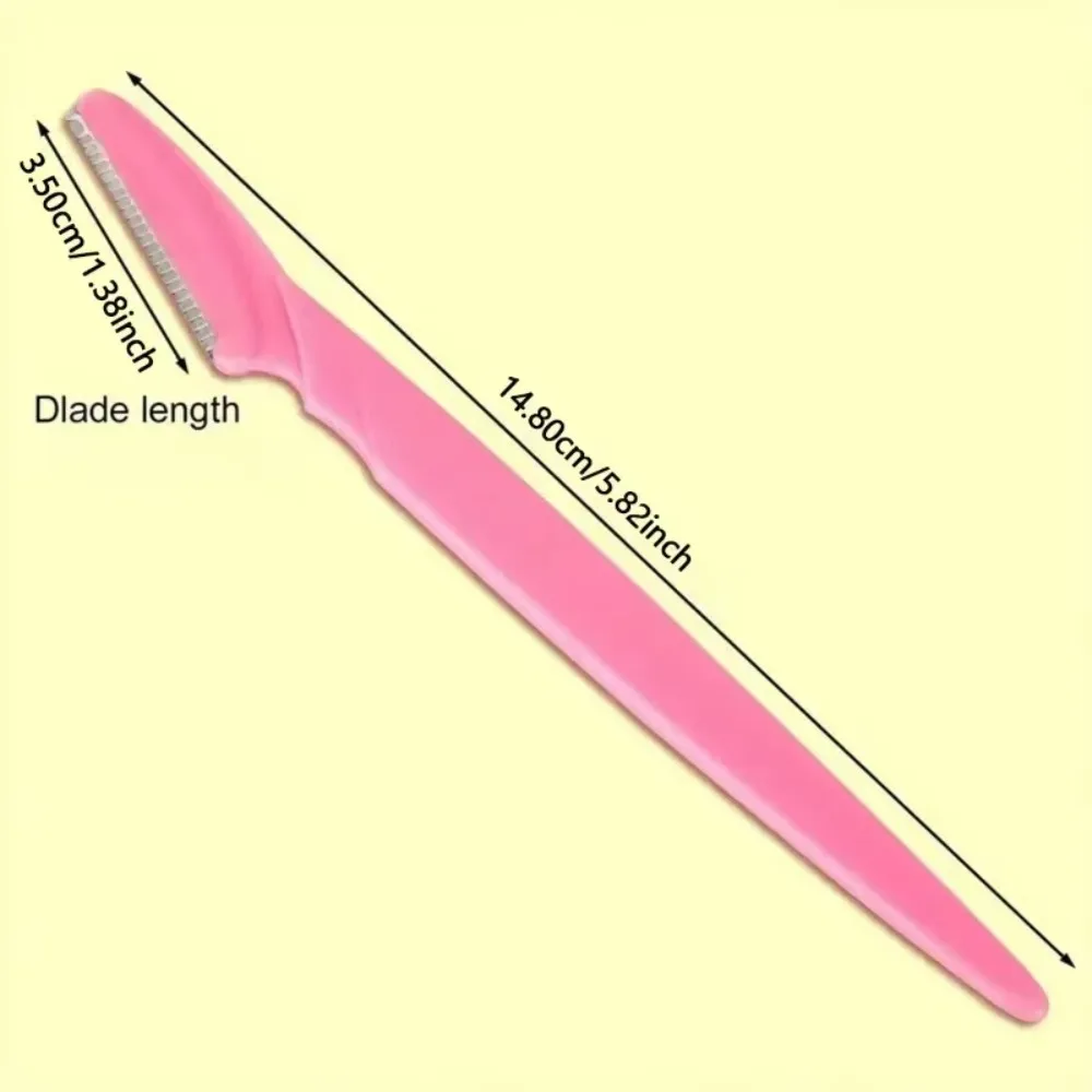 여성용 눈썹 면도기 30개, 다용도 각질 제거 도구 및 정밀 커버가 있는 안전한 얼굴 면도기, 안전한 미용