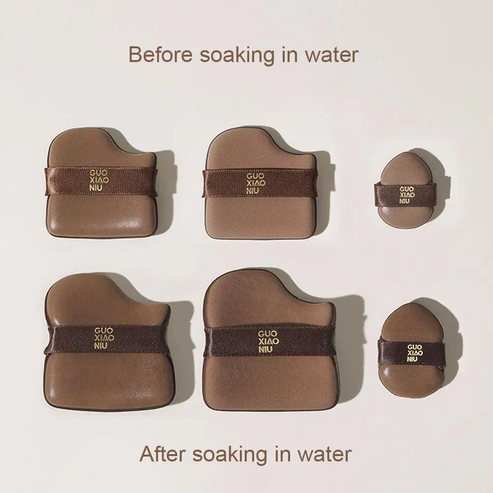 Gąbeczka do makijażu w kształcie ciasteczka czekoladowego, miękka aksamitna gąbka do kosmetyków, mieszadło do podkładu, gąbka do makijażu.