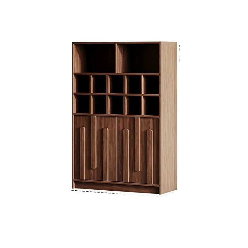 cx solid wood medium and ancient style Bogu frame living room display, against the wall Duobao Pavilion shelf