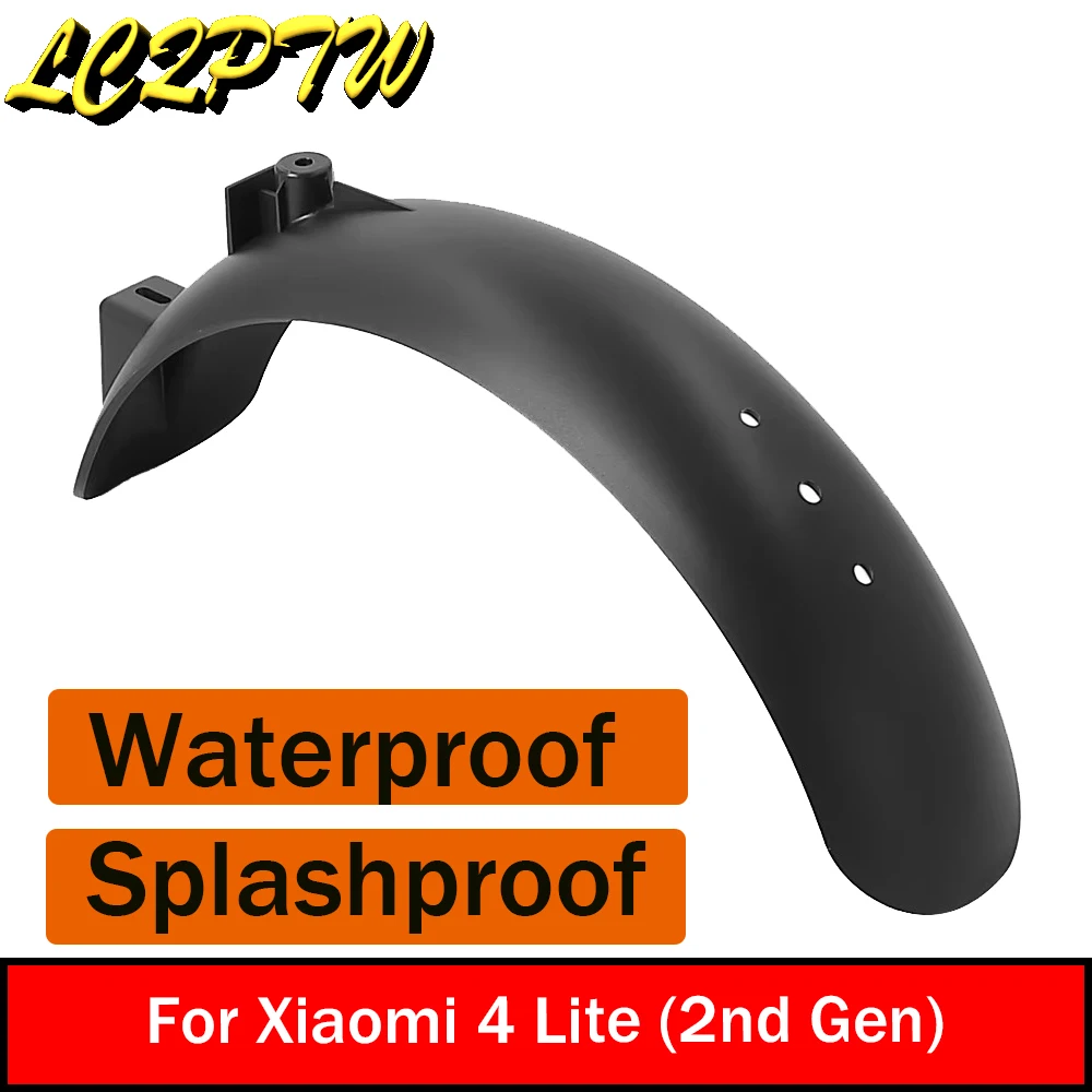 

Scooter Splashproof Rear Fender Parts for Xiaomi 4 Lite (2nd Generation) Electric Scooter Waterproof Wheel Fenders
