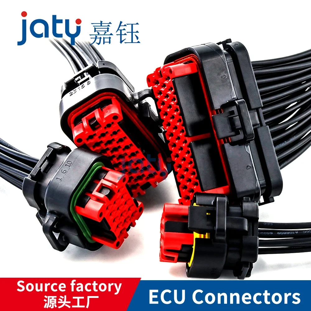 1set 8/14/23/35-Pin Auto ECU Electrical Connector with Cable EPEC 2024 PCB Plug Wiring Harness 770680-1/776273-1/776164-1