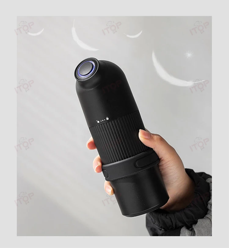 ITOP Portable Charging Coffee Grinder 20-25g batteria di accumulo 800mAh USB 5V 2A tipo di ricarica CStainless Steel Burr
