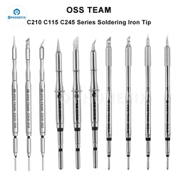 OSS TEAM C210 C115 C245 Soldering Iron Tips Compatible T210 T115 T245 Handles for Sugon Aifen AIXUN Mechanic Soldering Station