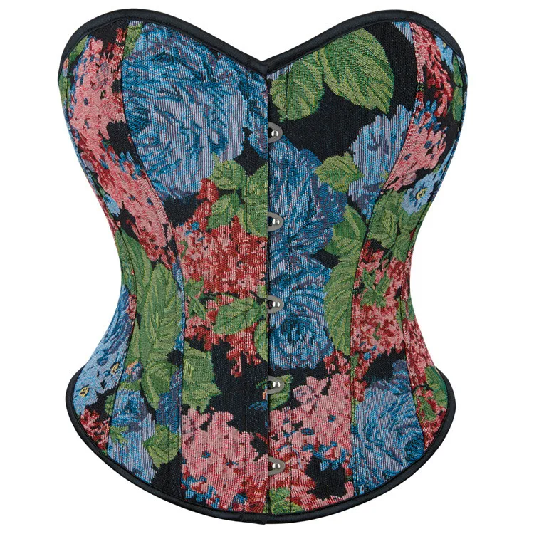 Women Gothic Strapless Underbust Corset Waist Trainer Slimming Bustiers Lingerie Shapewear Bones Basques Body Shaper