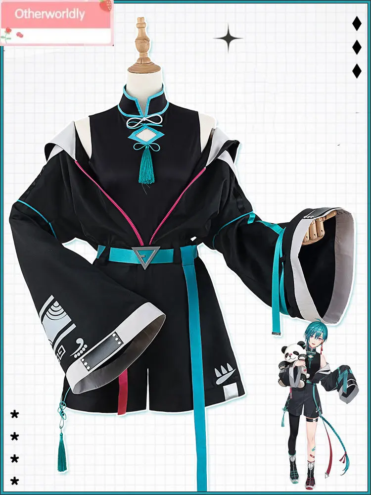 Ryushen Cosplay Costumes Vtuber Youtuber Cosplay Suit Cute Party Clothing Halloween Carnival Uniforms Custom Made