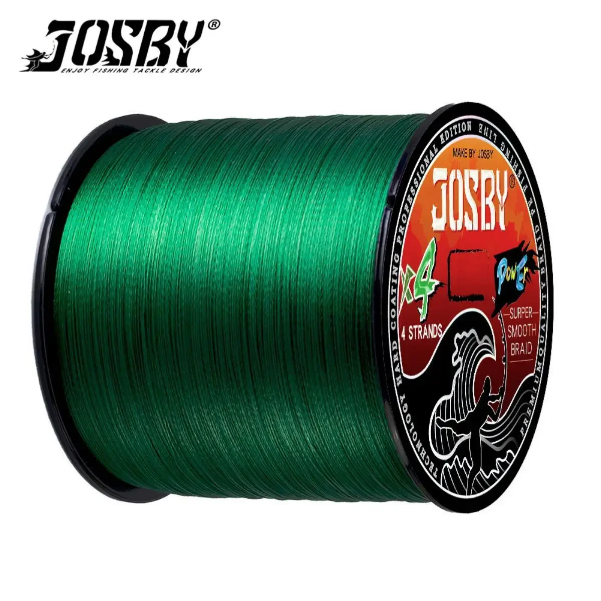 JOSBY X4 Strands Abrasion Resistant Braided Fishing Lines PE Super Strong Carp Multifilament Fishing Accessories For 300M