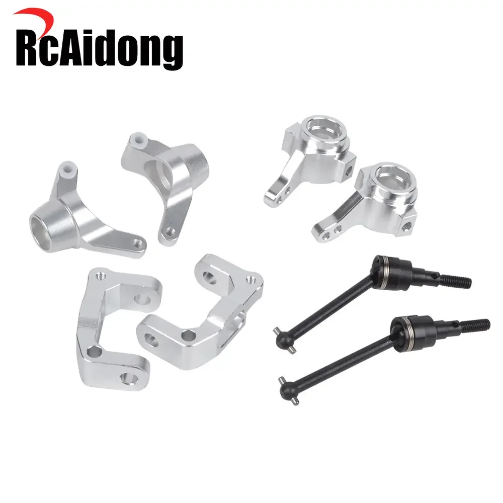 Aluminum Swing Shaft/Front Rear Upright Arm/C-Hub Set for Tamiya TA02/TA02SW Upgrades Parts