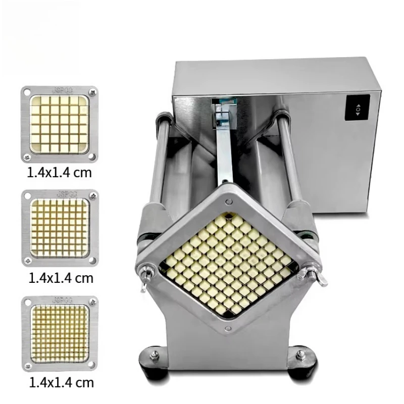 Fried potato chips fast food commercial electric vegetable cutter