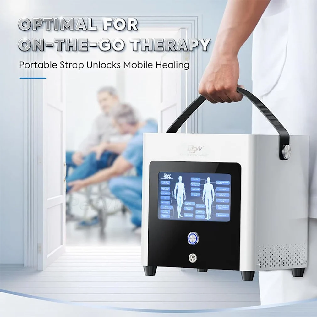 MB11c Portable Eswt Device Dr. Shock Wave Machine Low Intensity Precise Power Output Pneumatic Acoustic Shockwave