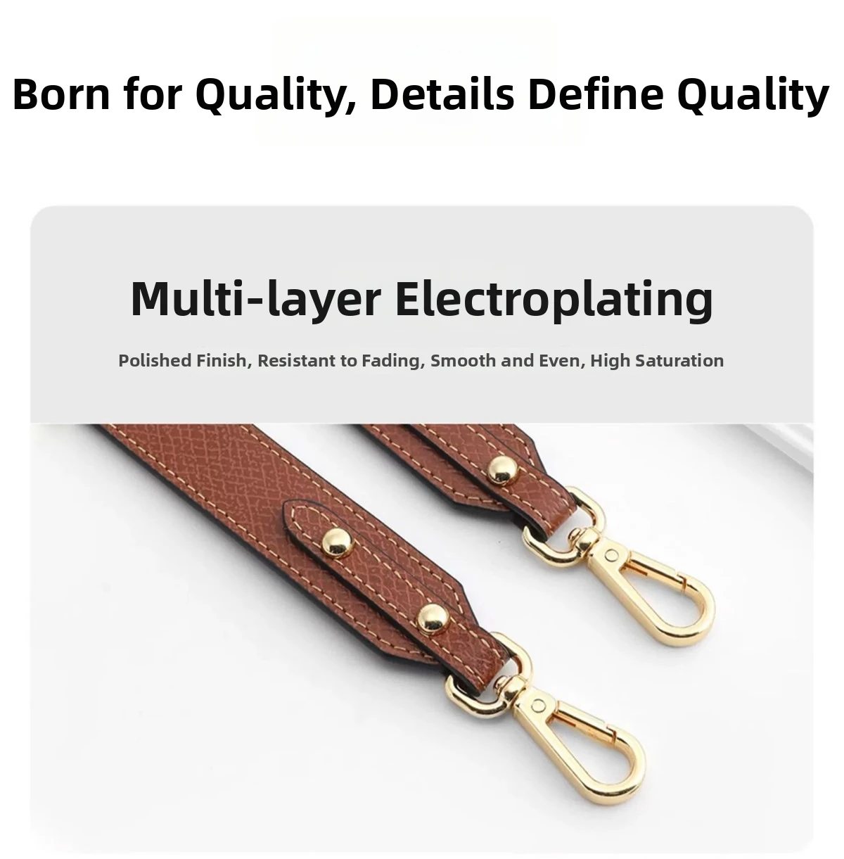 2026 New Leather Bag Strap For Longchamp S Durable Fashion Without Punching Modification Bag Accessories