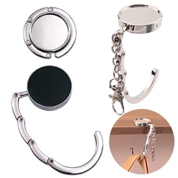 1Pc Portable Fashion Folding Alloy Purse Handbag Bag Hanger Hook Holder Table Hook Multifunctional Hand Bag Organizer