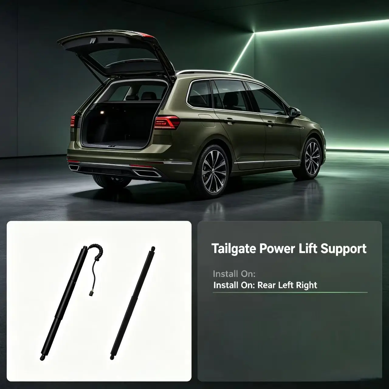 For Volkswagen Passat B8 2019- Tailgate Support Rod Rear Tailgate Strut Electric Support Struts 3G9827851G 3G9827552