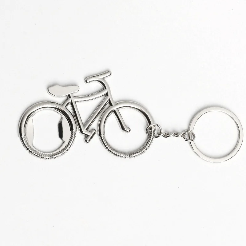 1 Pcs Retro Bike Keychain Key Rings for Lover Biker Bottle Openers Metal Beer Bicycle Bottle Opener Creative Gift for Cycling