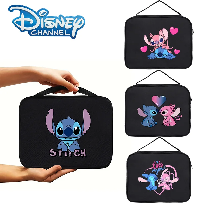 Disney Handbag Fashionable Casual Stitch Multi-functional Storage Bag Minimalist and Versatile Book Bags Large Capacity Unisex