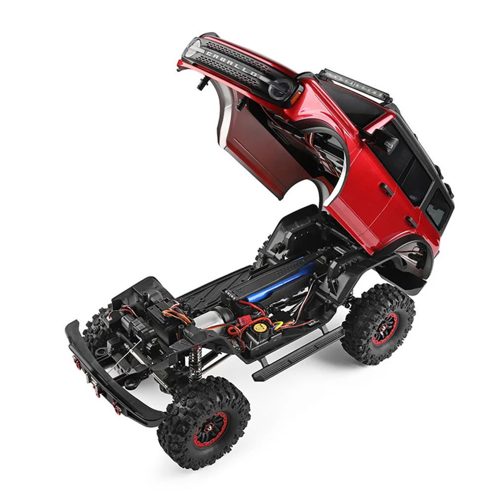 Wltoys 104020 RTR 1/10 2.4G 4WD RC Car Rock Crawler Off-Road Climbing Truck Full Proportional LED Light Vehicles Models Toys