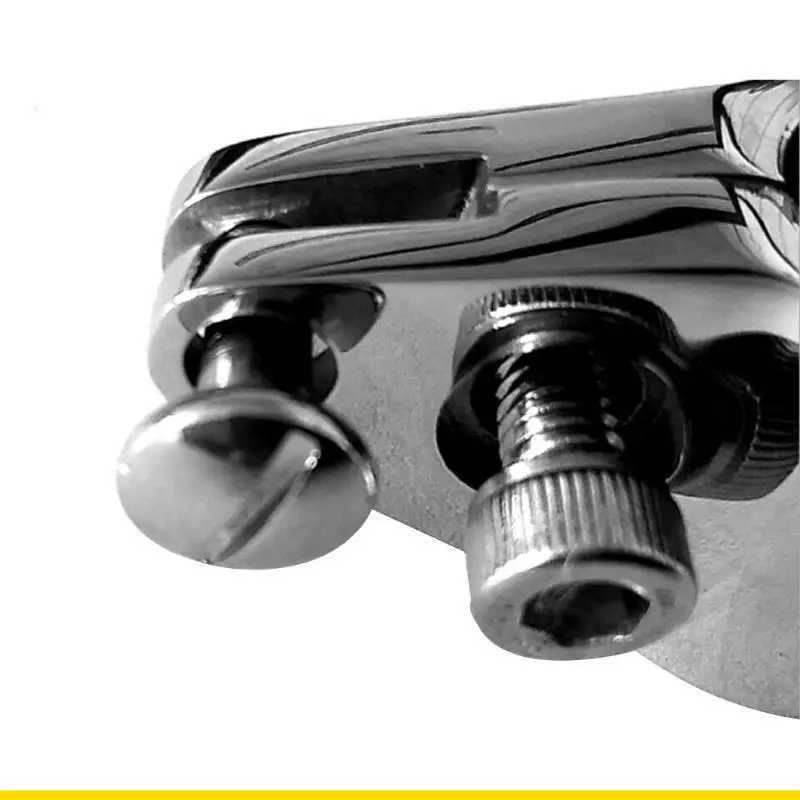 SZCH Boat Yacht Bimini Top Hinged Jaw Slide Marine Hardware Fitting Mount Hinged