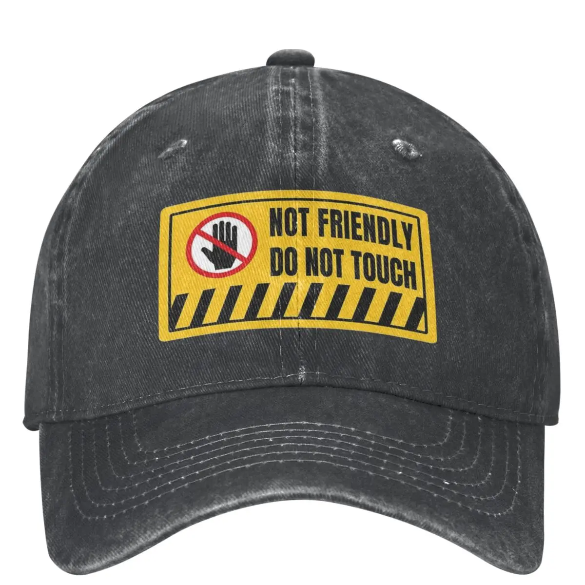 Not Friendly Do Not Touch Baseball Cap Funny Sayings Men Adult Sun-Proof Trucker Hat Summer Trendy Hunting Camping Baseball Caps