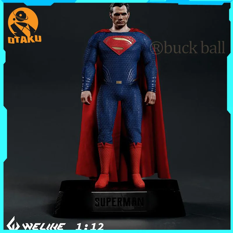 Welike Original 1/12 Batman Vs Superman Figures Superman Action Figure Statue Model Ornament Changeable Room Assembly Toys Gifts