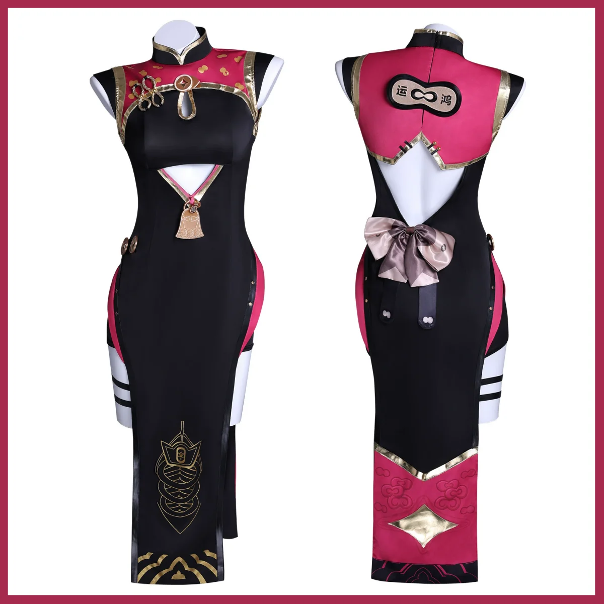 لعبة Zenless Zone Zero سويتي أزياء تنكرية لشرب الشاي على الطراز الصيني فستان شيونغسام زي نسائي مثير كرنفال #2